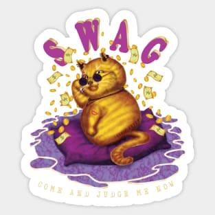 Swag meow Sticker